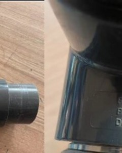 Equal Tee 50mm double inside x 1 1/2"fm PVC dark grey PN16